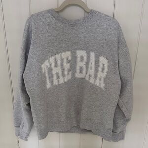 The Bar Heather Gray Sweatshirt